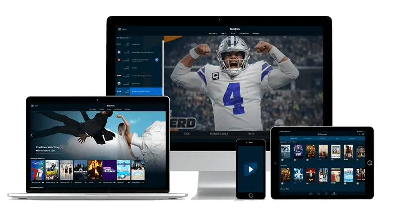 ExYu IPTV streamed simultaneously on monitor, laptop, tablet and smartphone across a shared household